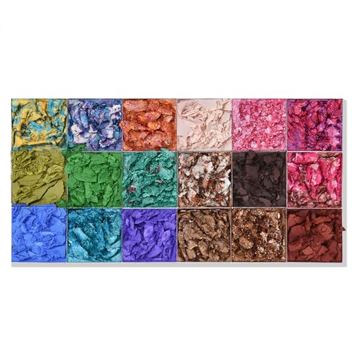 Eyes Cream Eyeshadow Palette, 18 Shades Colorful Eye Shadow Pallets for Women Highly Pigmented Long Lasting - Image 4