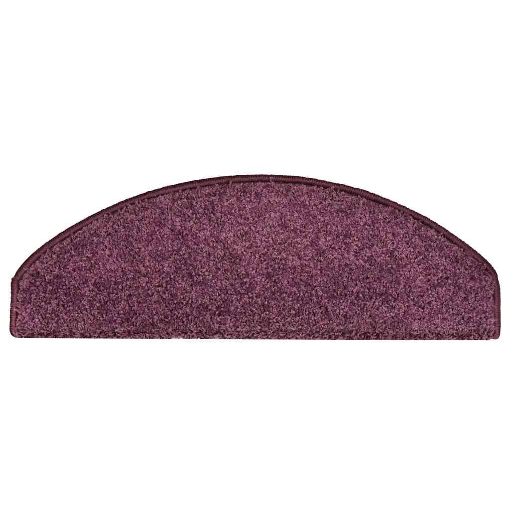 Maty Na Schody 15 Szt. 65x21x4 cm Ciemnofioletowe Półokrągłe Nakładki