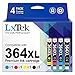 LxTek 364XL Patrone Kompatibel für HP 364 Druckerpatronen für HP Photosmart 5520 druckerpatronen 5510 5515 5524 6510 6520 7510 7520 Deskjet 3070A 3520 (Schwarz, Cyan, Magenta, Gelb, 4er-Pack) 551 XL günstig Kaufen-LxTek 364XL Patrone Kompatibel für HP 364 Druckerpatronen für HP Photosmart 5520 druckerpatronen 5510 5515 5524 6510 6520 7510 7520 Deskjet 3070A 3520 (Schwarz, Cyan, Magenta, Gelb, 4er-Pack)