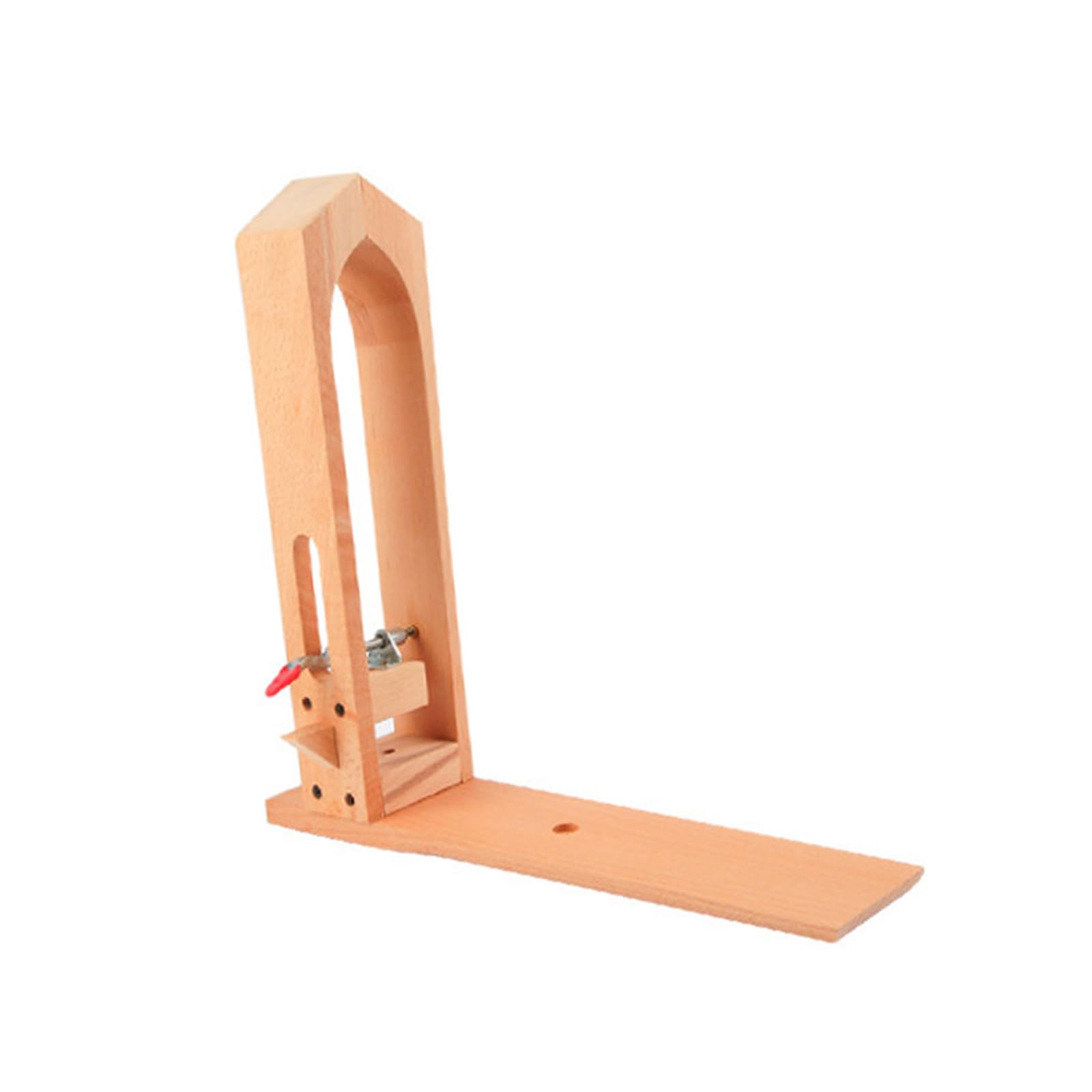 Hsioluted Hand Sewing Table Desktop Stitching Horse Clamp Wood Sewing Clip Leather Clamp Craft Leathercraft Supplies Stitching