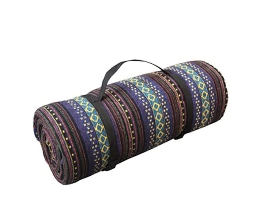 CVdrtyED Picnic Blanket Picnic Blanket Portable Outdoor Camping Mat Foldable with Carry Strap for Park Hiking Travel on Grass Outdoor Mat(B,59.1inx78.8in)