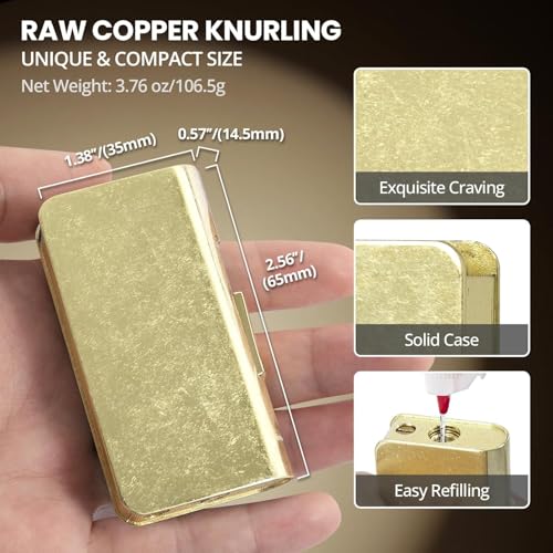 Encendedor Retro de Cobre Estilo Caja de Cerillas miniatura 5