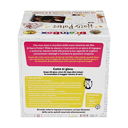 Asmodee - BrainBox: Harry Potter, Mind Learning and Training Game, 1-16 Players, 8+ Years, Italian Edition - Image 2