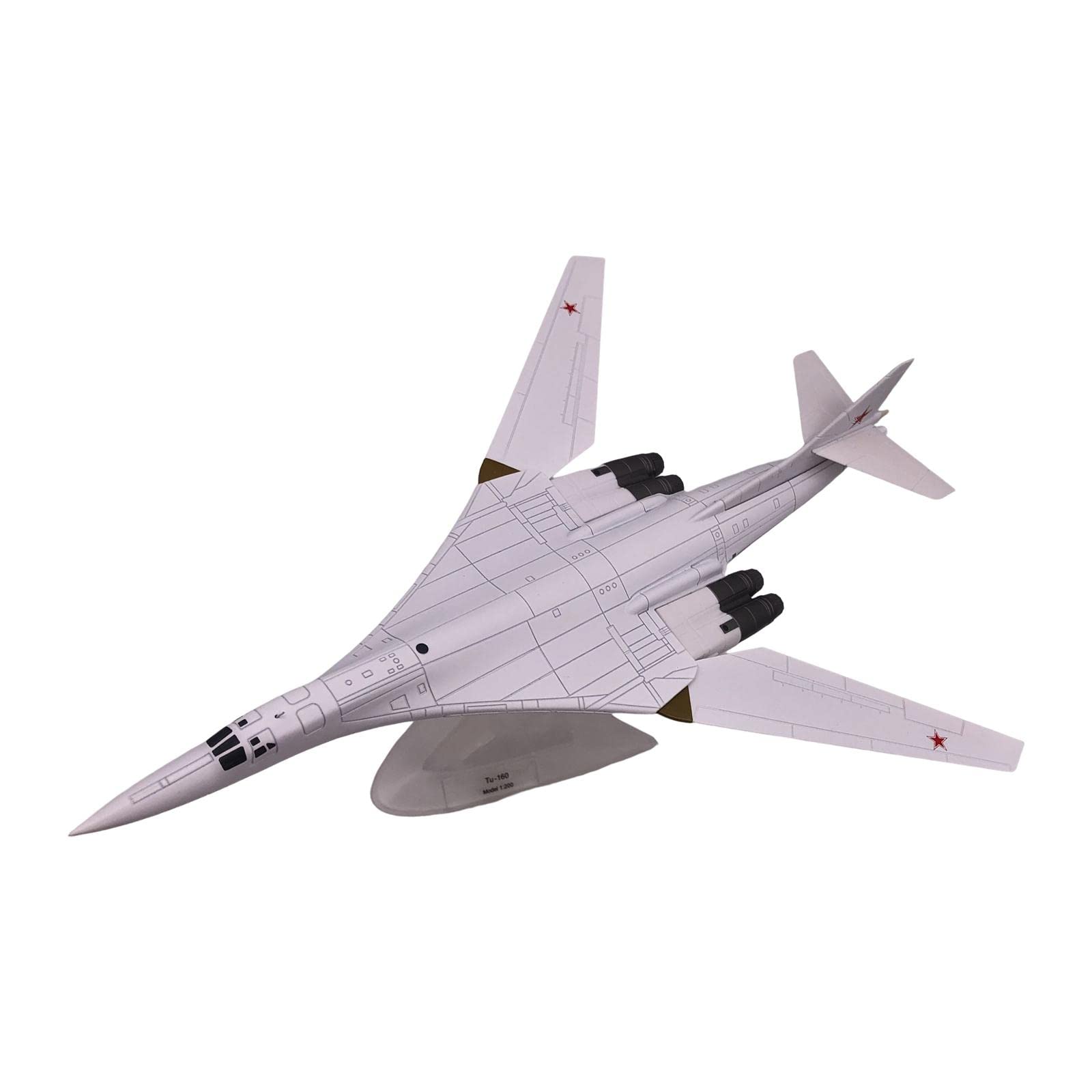 Amazon | 3D 爆撃機 戦闘機 モデル プレーン スタンド付き 1:200