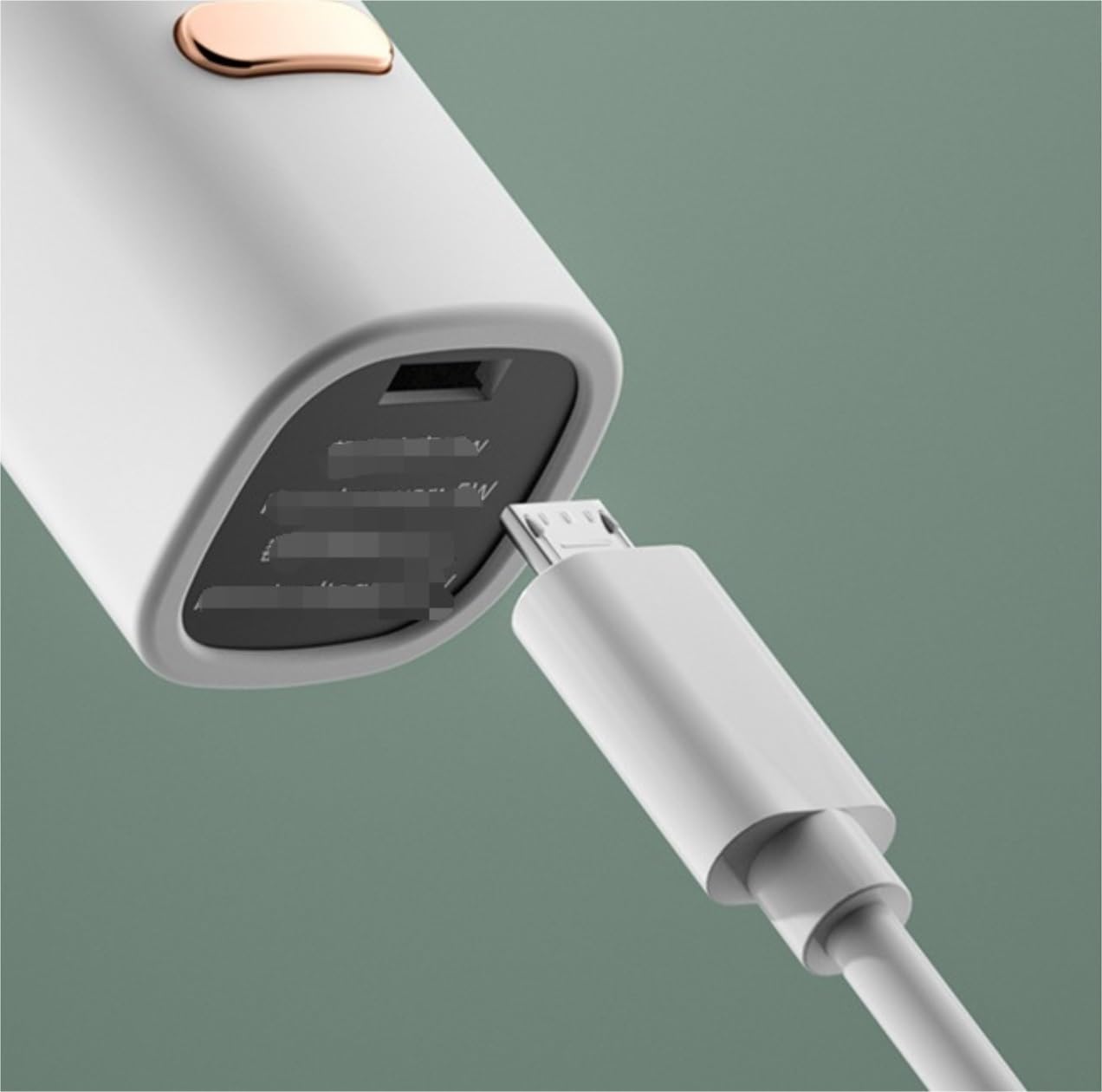 Spieniacz do Mleka Kawy USB Akumulator Blender Spieniacz Mleka Ręczny Mikser Elektryczny Urządzenie Do Piany Ze Stali Nierdzewnej Trzepaczka Blender do Napojów(Grün)