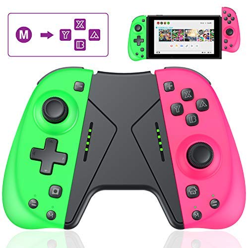 BEBONCOOL Programmable Controller for Switch Joycon, Enhanced Replacement for Nintendo Switch Joycon with Macro Buttons, Adjustable Turbo Function Alternative Joypad for Nintendo Switch Controller