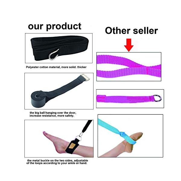 Upgraded-Leg-Stretcher-Door-Flexibility-Stretching-Leg-Strap-with-Ankle-Great-for-Ballet-Cheer-Dance-Gymnastics-or-Any-Sport-Leg-Stretcher-Door-Flexibility-Trainer-Premium-Stretching-Equipment Upgraded Leg Stretcher, Door Flexibility & Stretching Leg Strap with Ankle - Great for Ballet Cheer Dance Gymnastics or Any Sport Leg Stretcher Door Flexibility Trainer Premium Stretching Equipment