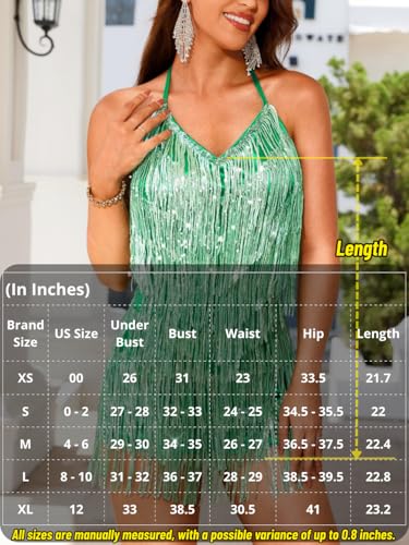 Image of Kaei&Shi Sequin Fringe Romper,Sparkly Glitter Metallic Jumpsuits For Women,Backless Shorts Dress Disco Birthday Dance Outfit