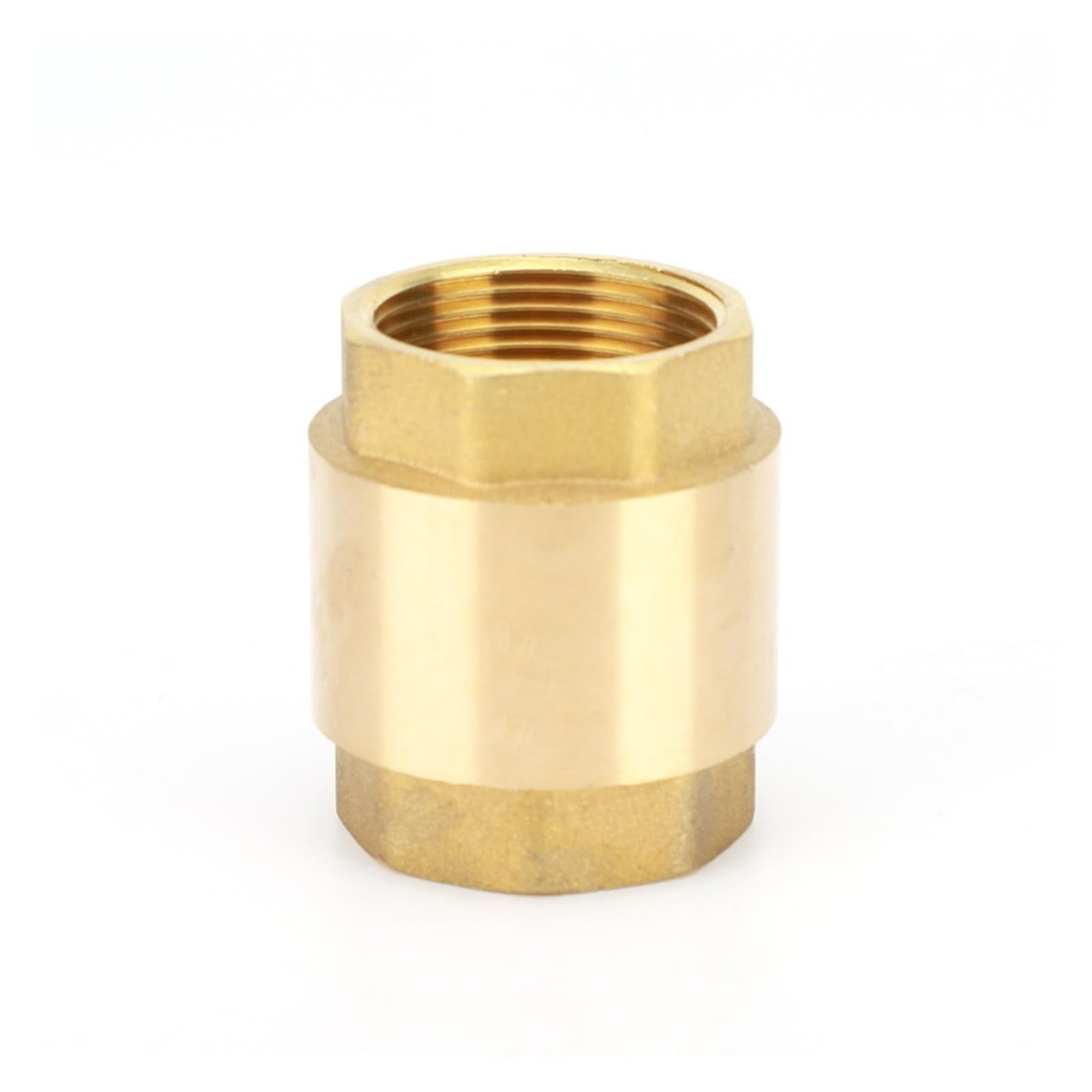 Valvola di ritegno a Molla in Linea con Filettatura Femmina NPT da 1/2" 3/4" 1-1/2" in Ottone(1-1/2")