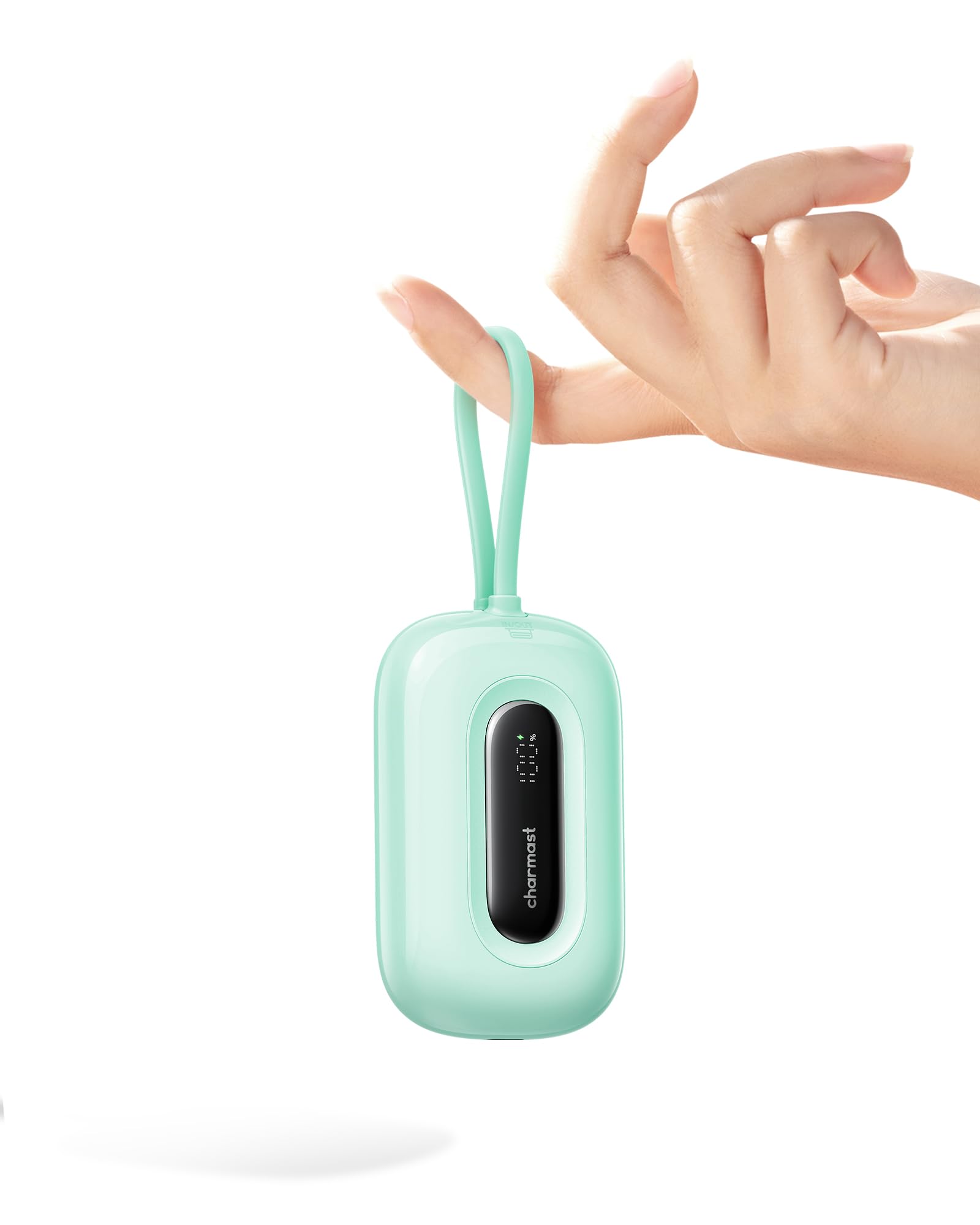 charmast smallest 10000 usb c pd quick charge portable charger