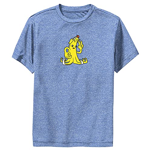 T-shirt Fortnite Peely Peace bleu roi chiné en taille M pour garçon