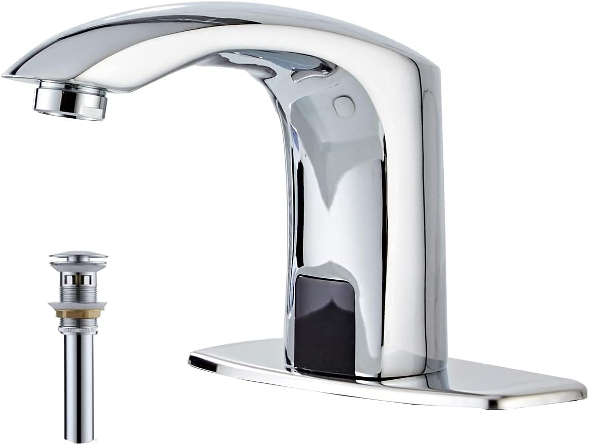 Automatic Infrared Sensor TouchLess Faucet HandsFree Bathroom Sink
