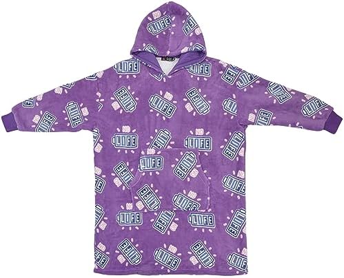 A2Z 4 Kids - Felpa Coperta Oversize Con Cappuccio A Renna Per Bambini - Morbido Pile Invernale Con Tasca