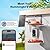 Hummingbird Feeder with Camera for Outdoors, 2K Solar Powered Smart Bird Feeder with Ant Moat & Bee Guard, Auto Capture, AI Recognition, Gift for Family & Friends(21 oz) (Orange)