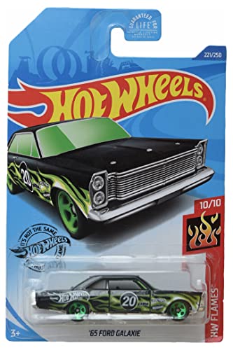 Hot Wheels '65 Ford Galaxie Negro miniatura 1