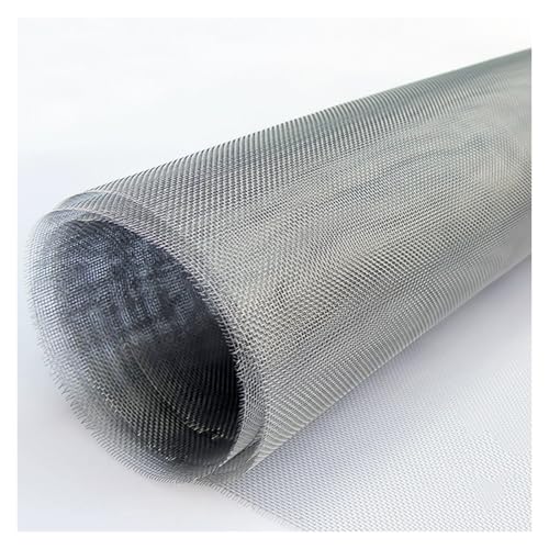 DTVEW Malla Metálica de Acero Inoxidable 304 40(500 Micras) Diámetro del Alambre 0,13mm Paneles para Filtración Rejillas Metálicas(3.3x91.8ft)