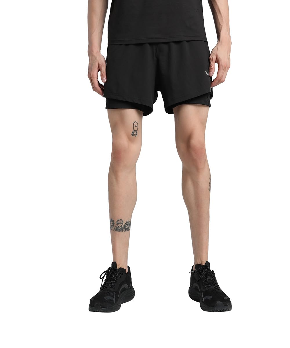 PUMA Men, EVERYDAY UW 2IN1 5’ SHORT​ M, Black, L, (52663501)-picture-15
