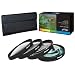 PLR Optics 52MM +1 +2 +4 +10 Close-Up Macro Filter Set with Pouch For The Canon EOS-M Mirrorless Camera Which Has The (18-55mm) Canon EF-M Lens