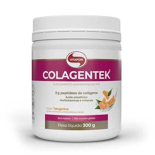 Colagentek (300g) - Sabor Tangerina, VitaFor