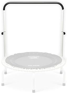JumpSport Handle Bar Accessory for Arched Leg Fitness Trampolines | Black | Adjustable Height Settings | Trampoline Not Included