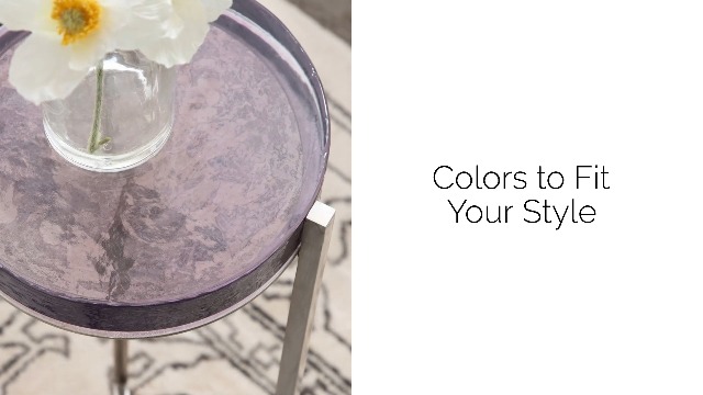 Round Entry Table Kate & Laurel Aguilar Modern Round Drink Table - White Marble Top, Bronze Frame, 9x9x23 Inches Apartment Living Room Table