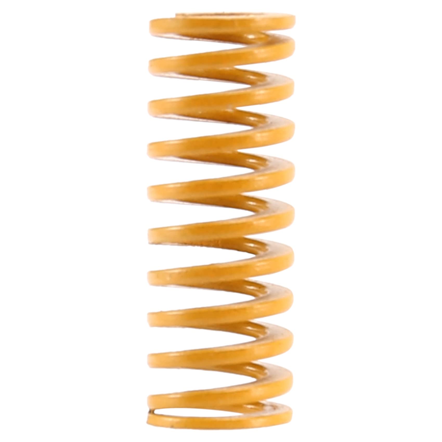 Littimoon 8Mm Od 20Mm Long Light Load Compression Mould Die Spring Yellow Compression Mould Die Spring for the 3S Bed 20Pcs