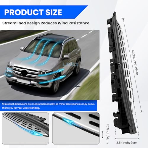 Estribos compatibles con Mercedes Benz GLE W167 2 PCS miniatura 5
