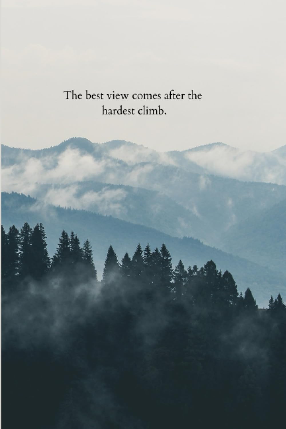 The best view comes after the hardest climb.