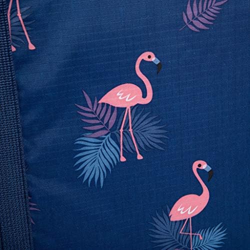 PAXLamb Carry-on Bag Foldable Flight Bag Travel Duffel Bag Travel Luggage Bag Lightweight Travel Luggage Duffle Tote Bag Waterproof Luggage Organizer Storage (Navy Blue Flamingo) 9 PAXLamb Carry-on Bag Foldable Flight Bag Travel Duffel Bag Travel Luggage Bag Lightweight Travel Luggage Duffle Tote Bag Waterproof Luggage Organizer Storage (Navy Blue Flamingo)