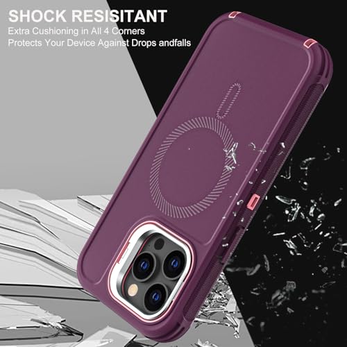 Coque iPhone 15 Pro Max blindée avec protège écran verre trempé et béquille