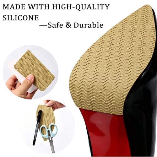 Image of Ashoesert Non Slip Sole Protector Pads, Shoe Grips for Heels All Daily