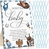 Tailles appropriées : notre panneau de jeu Don't Say Baby mesure environ 13 x 20 x 0,5 cm, avec un support à l'arrière, facile à poser sur les tables ; le collier sucette mesure environ 2 x 1 cm et environ 72 cm de long, léger et compact, facile à accrocher