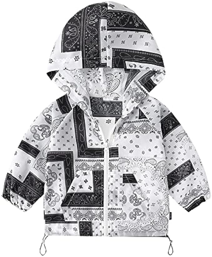Toddler Boys Girls Sun Protection Hoodie UV Protection Jacket Kids Sunscreen Clothing Summer Zippered Outwear