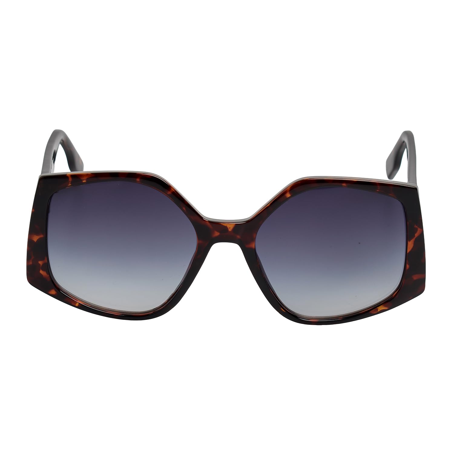 KARL LAGERFELD Nowoczesne kwadratowe okulary przeciwsłoneczne dla kobiet KL6208S
