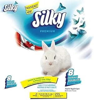 Silky Bathroom Tissue ~ 48 Double Rolls 255 Sheets 2 Ply Premium Soft Toilet Pap - Compare price