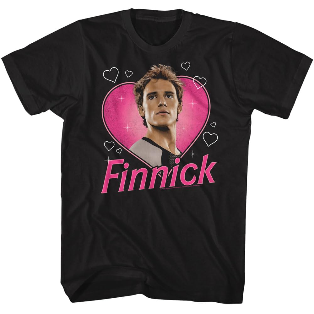 Hunger Games T Shirt Boy Crush Finnick Odair Adult Black Short Sleeve Dystopian Sci-fi Movie Graphic Tees