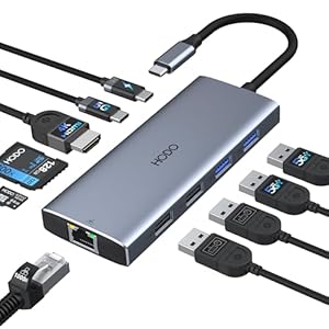 HODO USB C Hub 10-in-1 Adapter