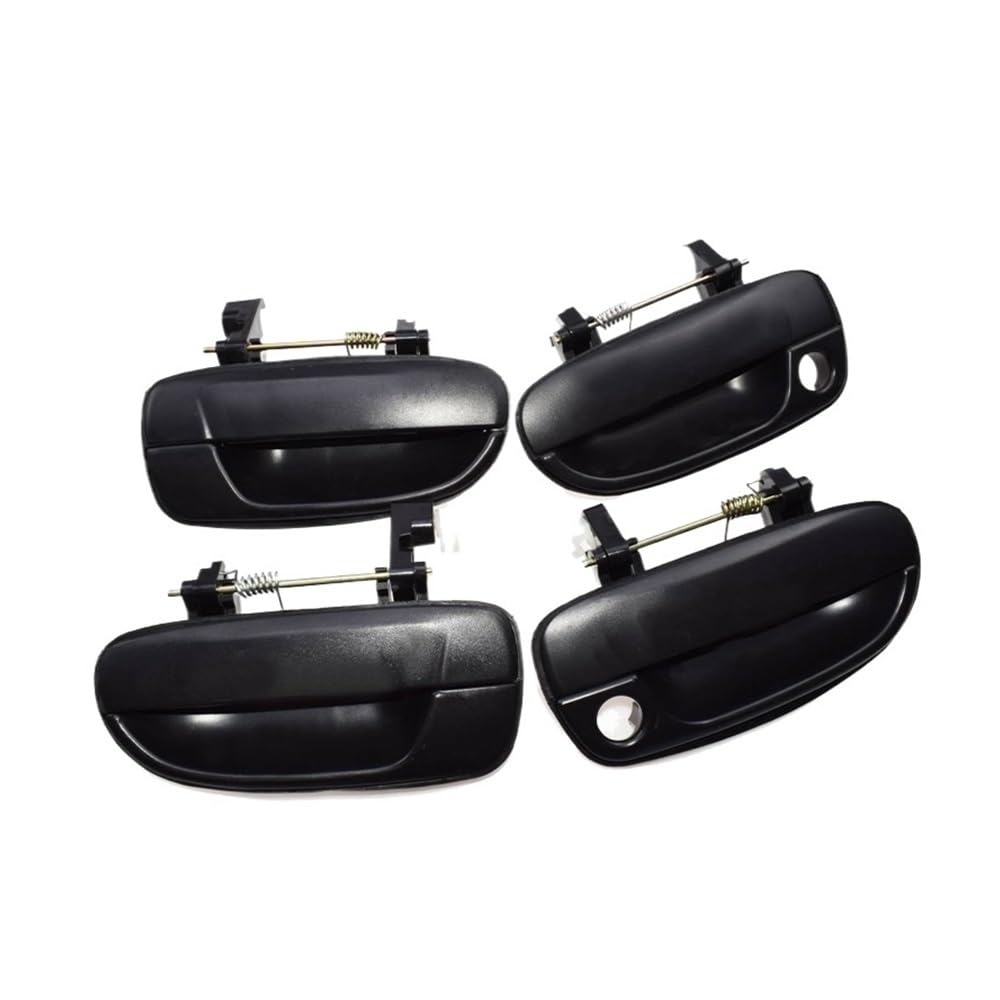 Poignée porte voiture Accent 2000-2005 kit extérieur 4 pièces arrière gauche droite noir