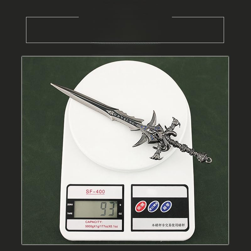 CKHOF 8.66 inchs Arthas Frostmourne Sword Metal Models Desktop Display Collection Gift