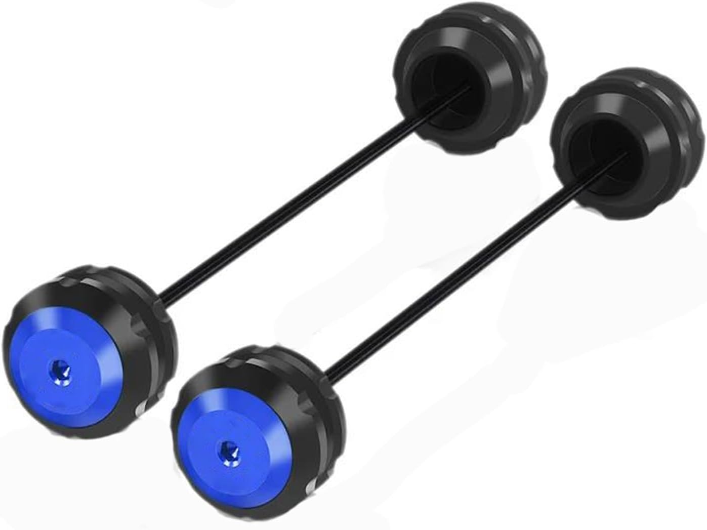 For YAMAHA MT-07 Tracer FZ-07 MT-09 SP FZ-09 FJ-09 XSR700 XSR900 Motorcycle Wheel Fork Axle Crash Sliders Protector(Rojo)