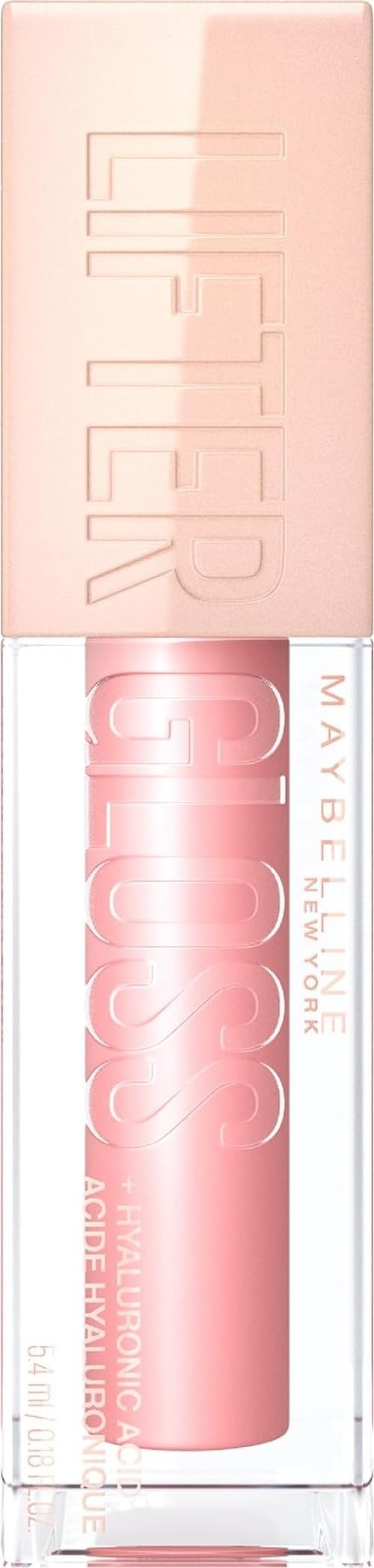 Maybelline Lifter Gloss, Hydrating Lip Gloss with Hyaluronic Acid, Creates Fuller-Looking, Shiny, Moisturised and Plumped Lips. Non-sticky, Shade: 006 Reef (Coral)