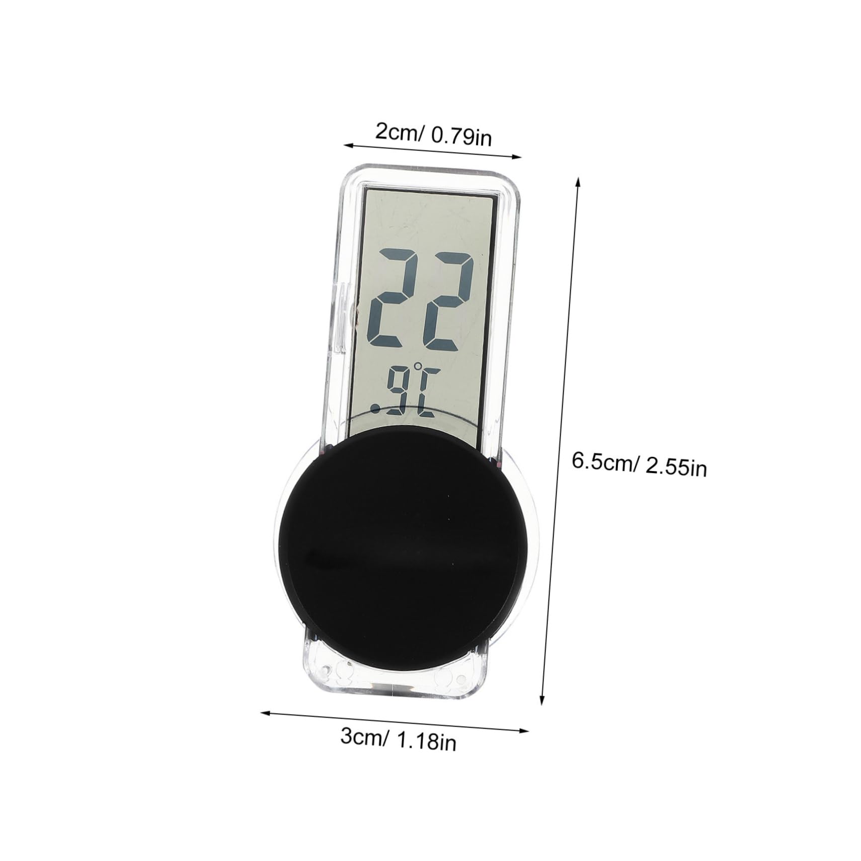 UKCOCO Reptile Thermometer Digital Display Temperature Gauge for Turtle and Lizard Boxes Multi Purpose Thermometer for Aquariums Easy to Install with Sucker for Secure