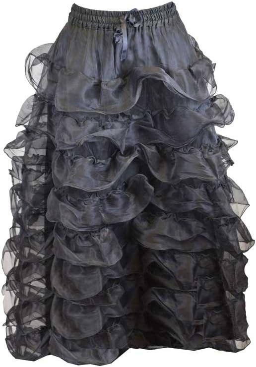 Jordash Clothing Dark Star Skirt Black Long. Organza Material. Size 12