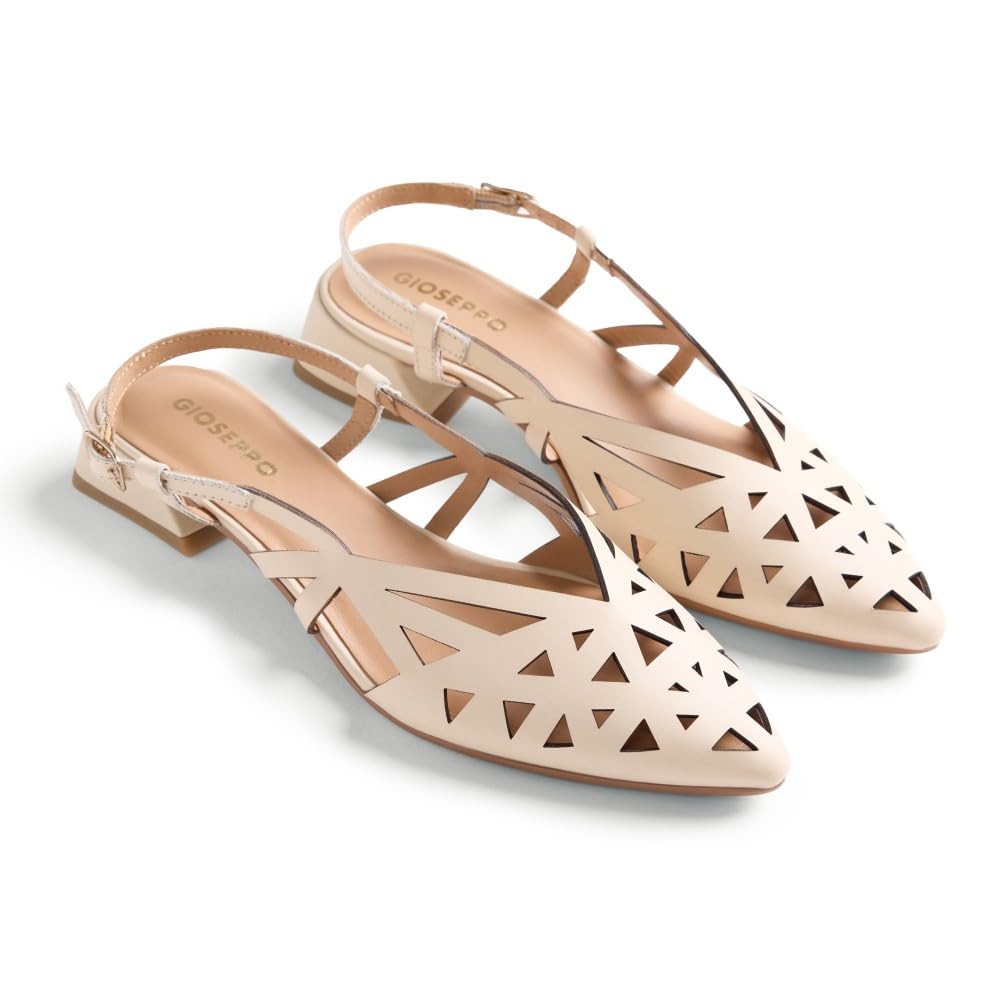 GIOSEPPO ROTHBURY, Women's Open Heel, Off-White, 37 EU