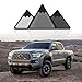Tri-Color Car Emblem for Mesh Gille,Waterproof Car Emblems and Badges with Triangle Mountain Design,Cool Car Badges Front Grill Emblem,Cute Car Accessories for Women & Men (Gray)