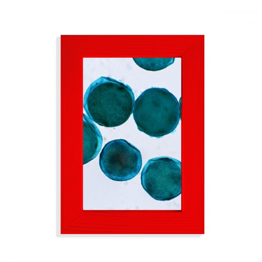 Cadre photo motif cellule bleue pour corriger un mur vide sans éclat