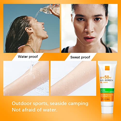 Sunscreen Spf50 Uv Protection Body Face Sunscreen Lotion Light Block Moisturizes Mild Skin Nourishing Sunscreen Moisturizer Sweatproof Body Lotion Ultra Sheer Dry Touch 50Ml #TOP5
