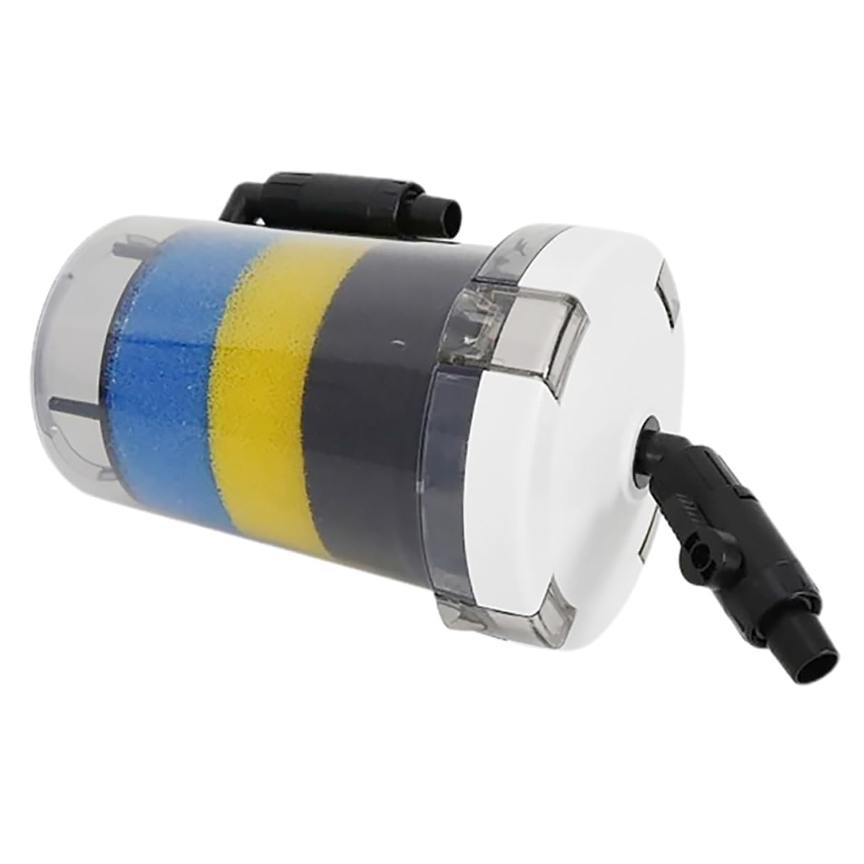 Alasum Leiser Aquarium Filter aus Kunststoff mit 16mm und Auslass Runde Externe Filterbox für Fischbecken Einfache Wartung für Aquarium und Frontgrasbecken