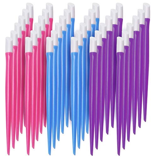 Adecco LLC 30 Pieces Rubber Nail Cuticle Pusher, Tipped