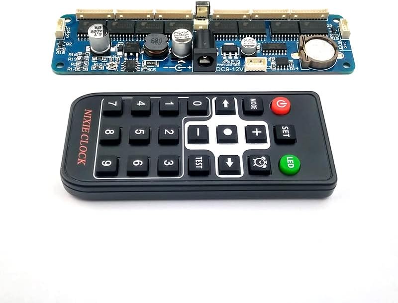 6-bit NIXIE Tube Clock Motherboard Core Board Control Panel remote control universal in12 in14 in18 qs30-1 Glow Clock Controller